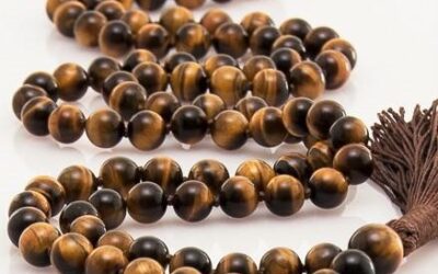 Tiger Eye Mala – Confidence, Protection, and Grounding Energy Stone